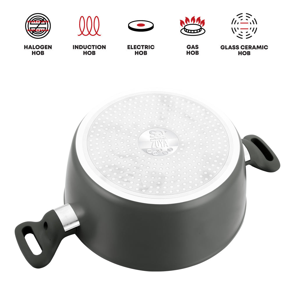 SQ Professional Zoya Forged Stockpot Set of 4 Ash 11726 (Big Parcel Rate)