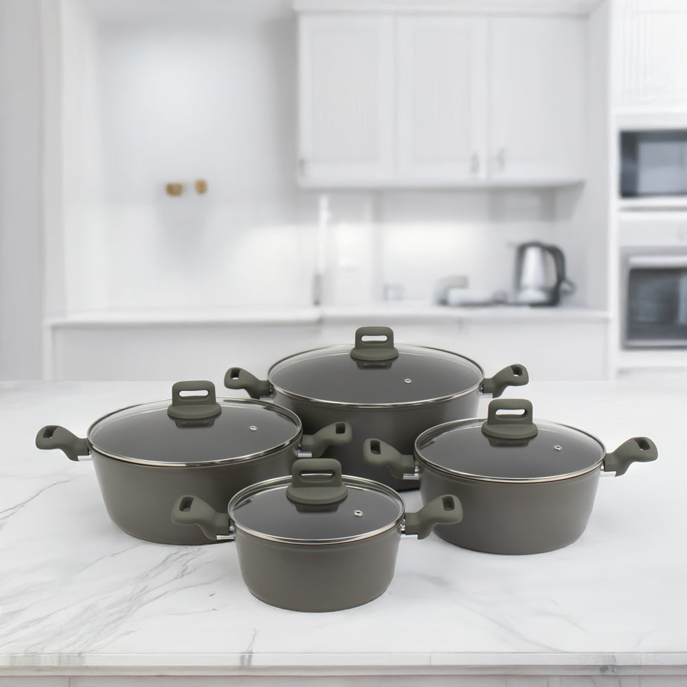 SQ Professional Zoya Forged Stockpot Set of 4 Ash 11726 (Big Parcel Rate)