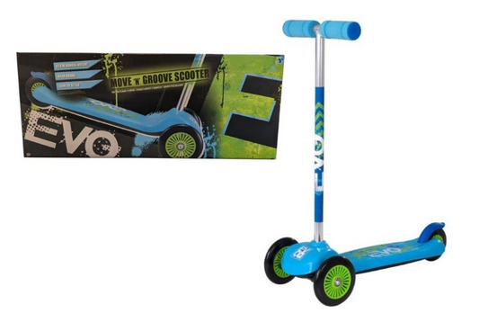 Evo Blue Move and Groove Scooter 3+ H67 x D54 x W24.5 cm 1436844 (Big Parcel Rate)