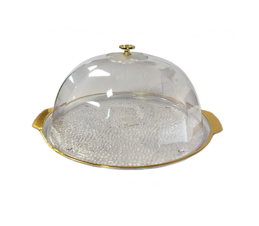 Clear Plastic Cake Pastry Display Food Storage Dome with Lid 32 x 13 cm 7443 (Parcel Rate)