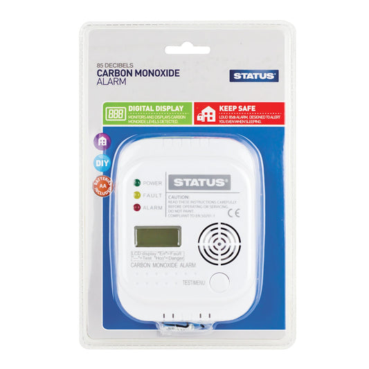 Status Carbon Monoxide Alarm SDCMA3XAA1PB4 (Parcel Rate)