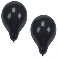 Papstar Black Birthday Party Balloons 10 Piece Party Pack 25cm 18983 (Large Letter Rate)