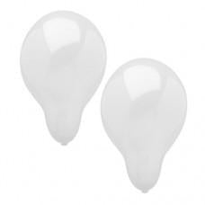 Papstar White Birthday Party Balloons 10 Piece Party Pack 25cm 18987 (Large Letter Rate)
