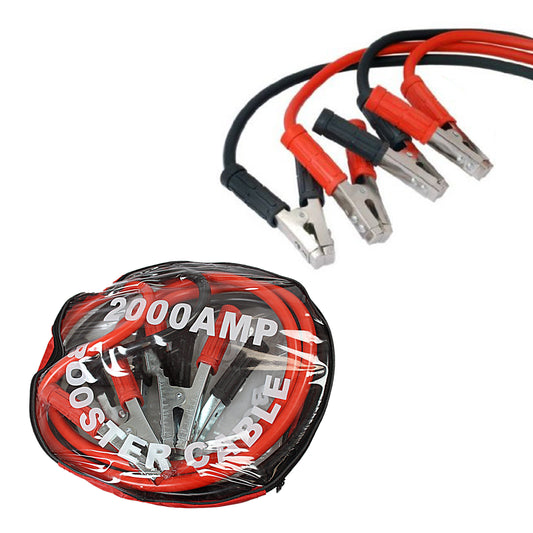 Heavy Duty Jump Start Cable 2000 Amp 2m Long Jump leads Car Van Booster  4720 (Parcel Rate)