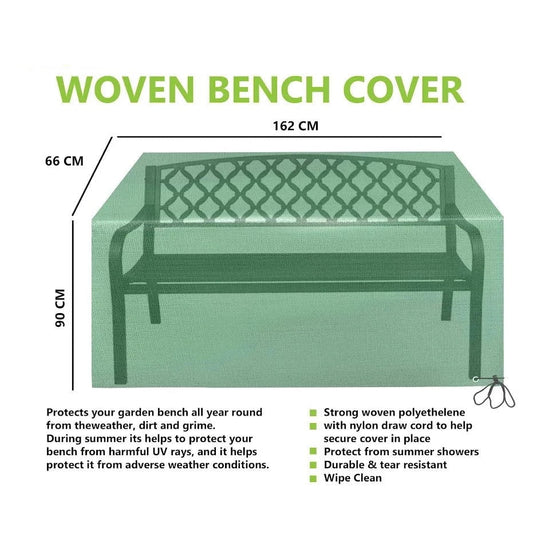 Garden Bench Cover 90 x 162 x 66 cm 3329 (Parcel Rate)