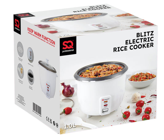 SQ Blitz Electric 1.0 Litre Rice Cooker 3158 (Big Parcel Rate)