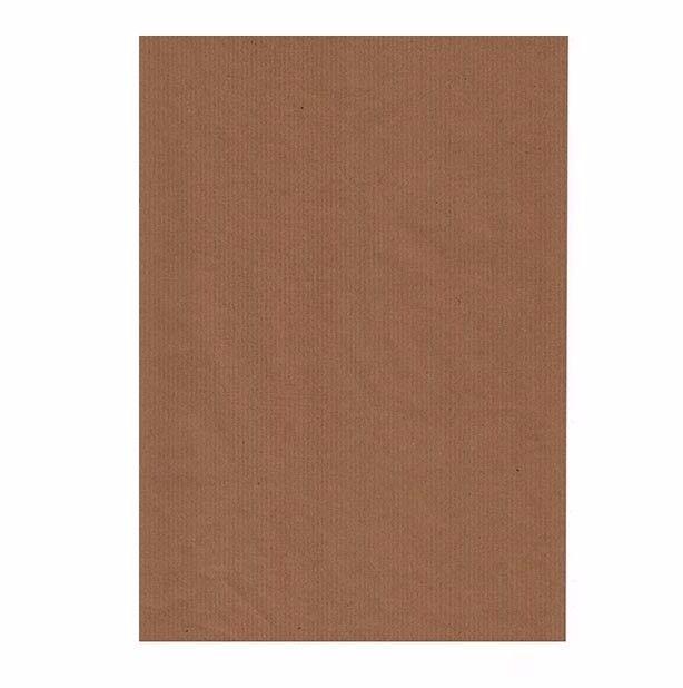 VINTAGE BROWN GIFT WRAP 4MX70CM 9312 (Parcel Rate)
