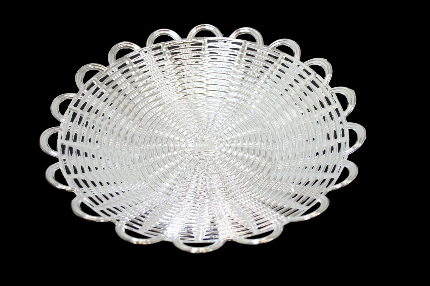 Silver/Gold Serving Plastic Food Home Desserts Party Celebration Serving Plate 28cm 6144 (Parcel Rate)