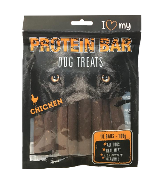 Pet Dog Treats Protein Bar Chicken 10 Pack 76681 (Parcel Rate)