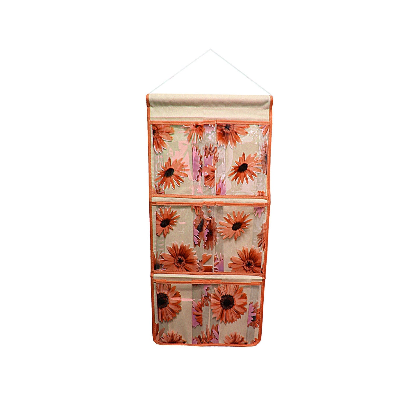 Bathroom Plastic Hanging Sectioned Storage Caddy Assorted Colours 4793 (Parcel Rate)