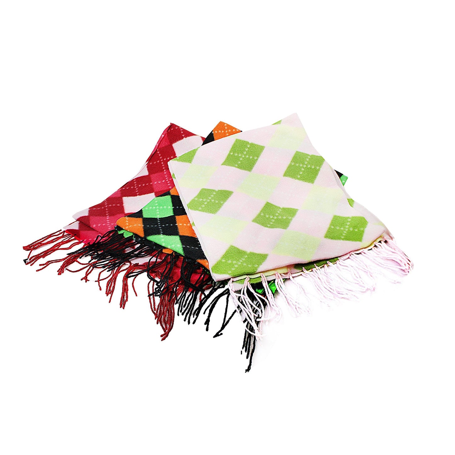 Cashmere Feel Scarf 100% Acrylic Various Designs 10189 (Large Letter Rate)