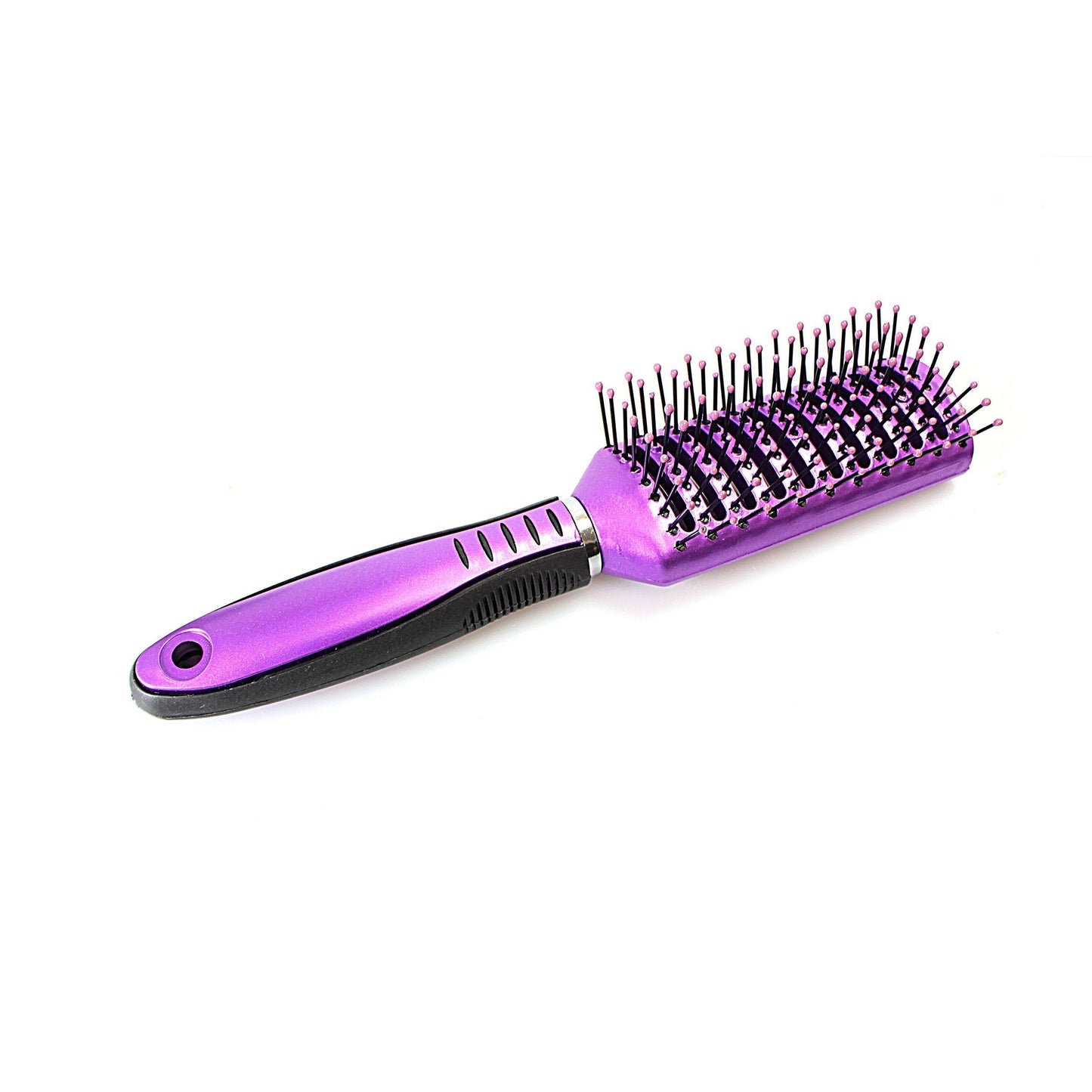 Fashion Hair Styling Rib Brush Plastic Salon Brush 20cm 2186 A (Parcel Rate)
