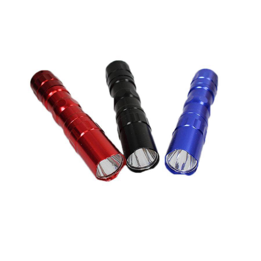 Mini Aluminium Led Torch 9.5cm Assorted Colours 5108 (Large Letter Rate)
