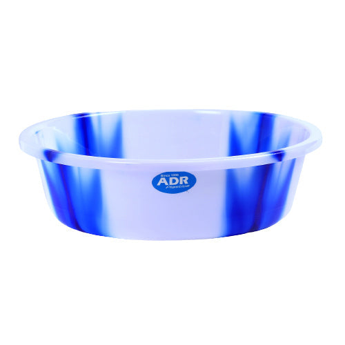 16' Plastic Washing Bowl Basin Tie Dye Print Assorted Colours MX4077 A (Parcel Rate)