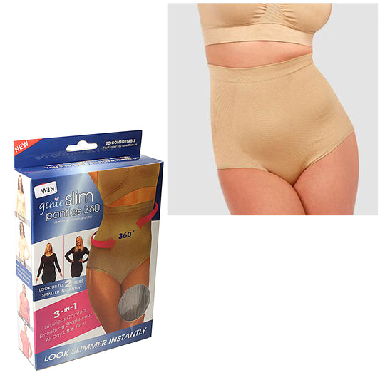 Genie Slim Panties 360 Degrees Underwear Assorted Colours and Sizes 4520 (Large Letter Rate)