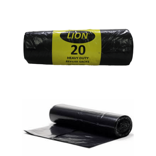 Heavy Duty Refuse Sacks Roll Of 20 Diy Home Outdoors 85951 (Parcel Rate)