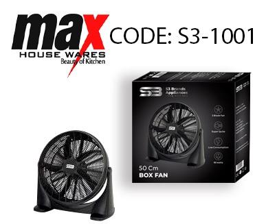 50 cm Floor Box Fan S31001 / F20B (Big Parcel Rate)p