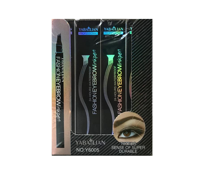 Copy of Yabaolian Eyebrow Tattoo Ink Pen 4 Point Tip Box of 24 Y6005 (Parcel Rate)