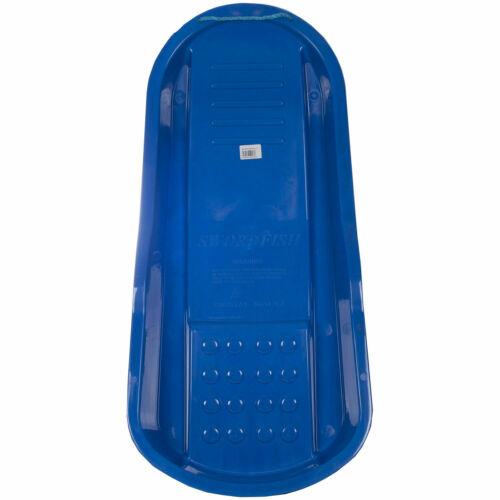 Children's Plastic Swordfish Snow Sleigh Sledge with Rope 85 x 40 cm Blue 88888SMM S3B (Big Parcel Rate)