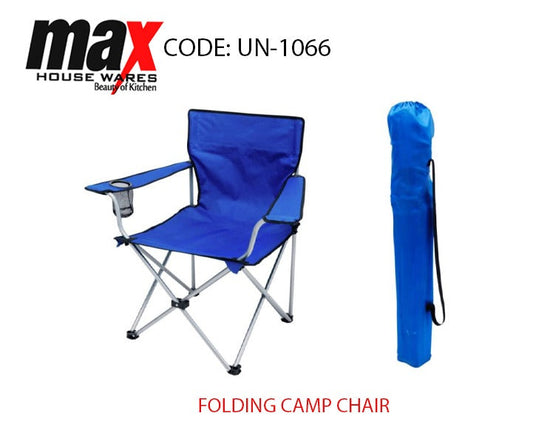 Folding Camping Outdoor Chair With Bag Assorted Colours UN1066 (Parcel Rate)