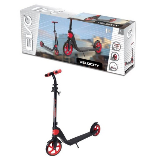 Evo Velocity Scooter Black - Red 8+ H115 x D95 x W39 cm 1438207 (Big Parcel Rate)