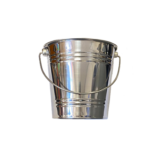 Metal Champagne Ice Bucket with Handle 3L / 18cm 7876 (Parcel Rate)