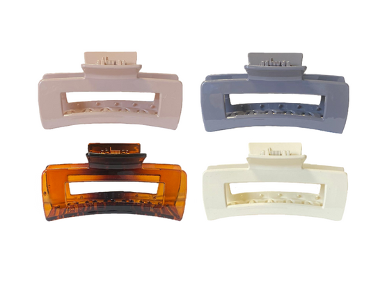 Plastic Hair Claw Clip 10cm Assorted Colours 8071 (Parcel Rate)