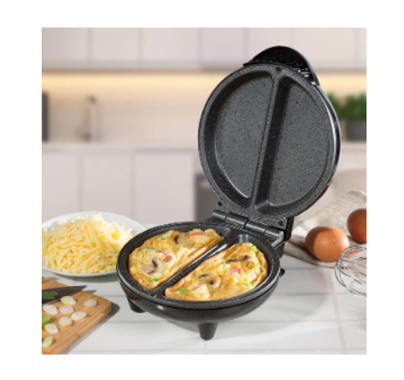 Daewoo Non Stick Deep Fill Omelette Maker 750 Watt SDA1556 (Parcel Rate)