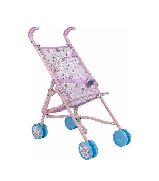 HTI Children's Toy Peppa Pig Stroller Pram H55 x D47 x W22 cm 1423627 (Big Parcel Rate)