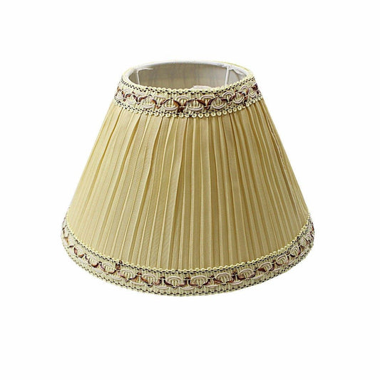 Lamp Shade Table Shade 8'' Light Lamp Cover Shade Beige 4308 (Parcel Rate)
