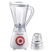 SQ Blender And Grinder Low Noise 2 Speeds + Pulse 1.5L Jug 600W Red 1061 (Parcel Rate)