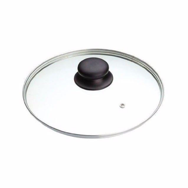 14 cm Clear Glass Pan Lid With Knob Replacement Pan Lid 0781 A (Parcel Rate)