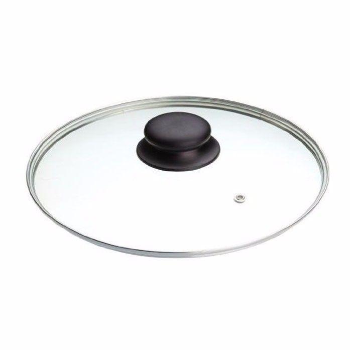 36 cm Clear Glass Pan Lid With Knob Replacement Pan Lid 0792 (Big Parcel Rate)