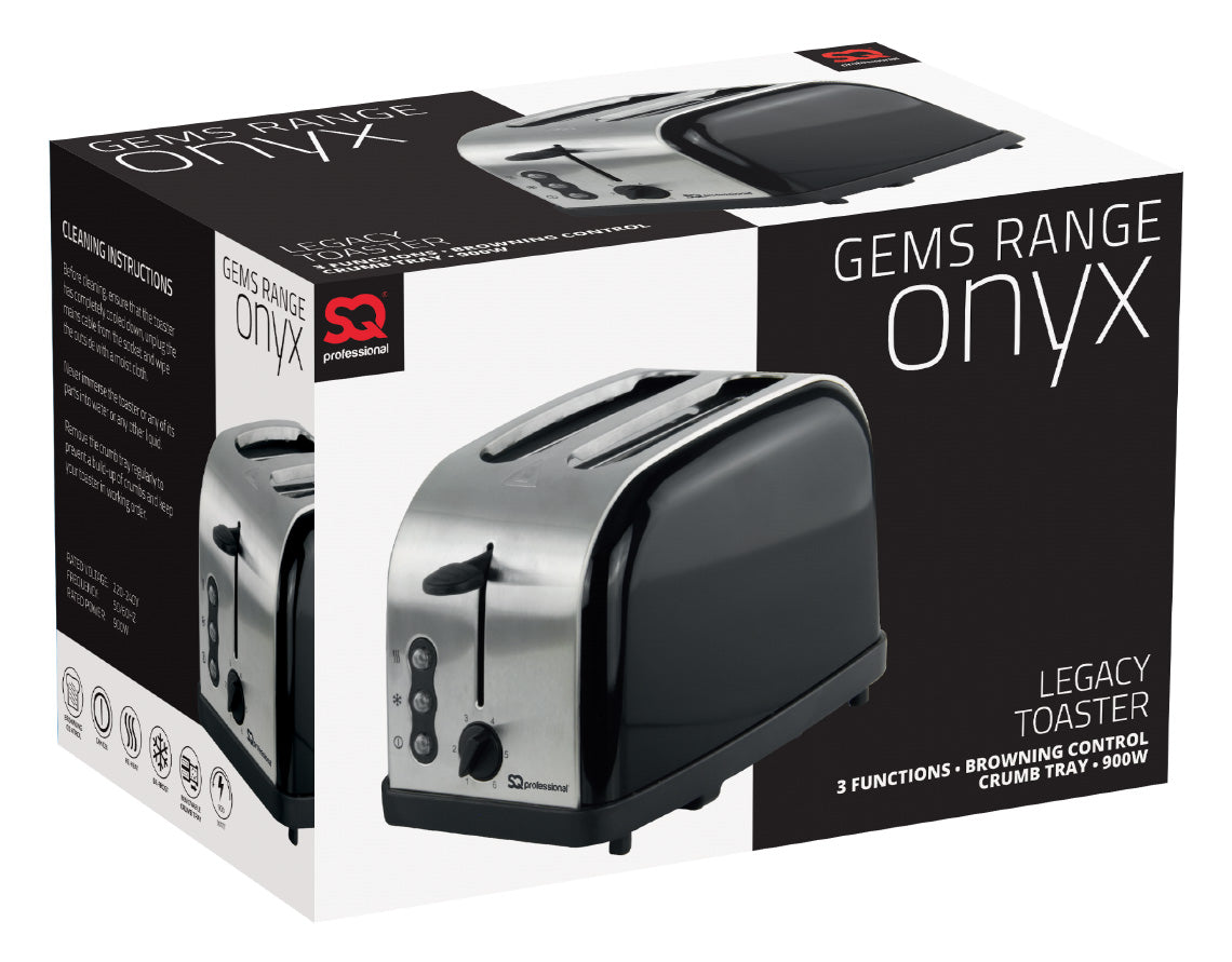SQ Professional Legacy 2 Slice Toaster 900W Amethyst 1038 (Parcel Rate)