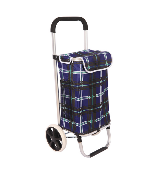 Shopping Trolley Foldable Printed Design 2 Wheels Assorted Designs and Colours 5991 (Big Parcel Rate)