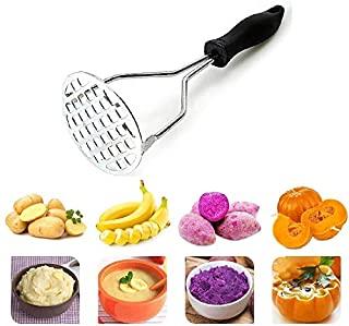 Kitchen Essential Potato Masher Stainless Steel With Plastic Handle  3644 (Parcel Rate)