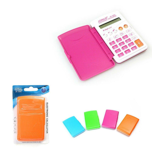 Joinus Electronic Calculator Assorted Colours School 3142 (Large Letter Rate)