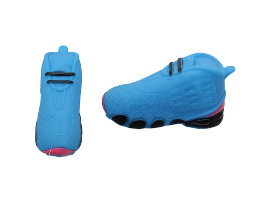 Pet Dog Toy Squeaky Football Shoe 13 cm Assorted Colours 6044 (Parcel Rate)