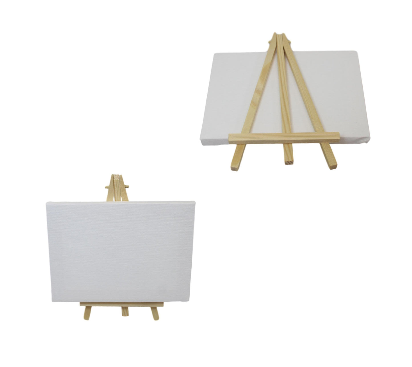 Mini Canvas Frame Home School Art Drawing Mini White With Stand 18cm x 13cm 6074 (Parcel Rate)