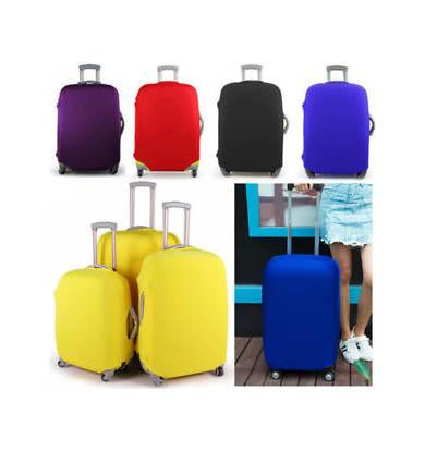 (S)Travel Suitcase Luggage Cover Protector Elastic Stretchy Cover Assorted Colours 49x33x21cm 6533 (Parcel Rate)