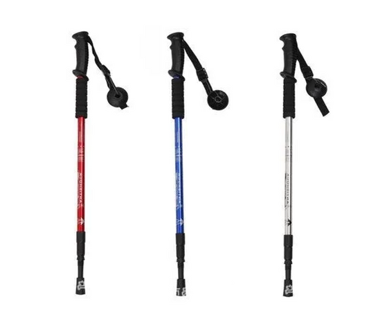Aluminium Extendable Walking Hiking Stick 51 / 110 cm Assorted Colours 7279 (Parcel Rate)