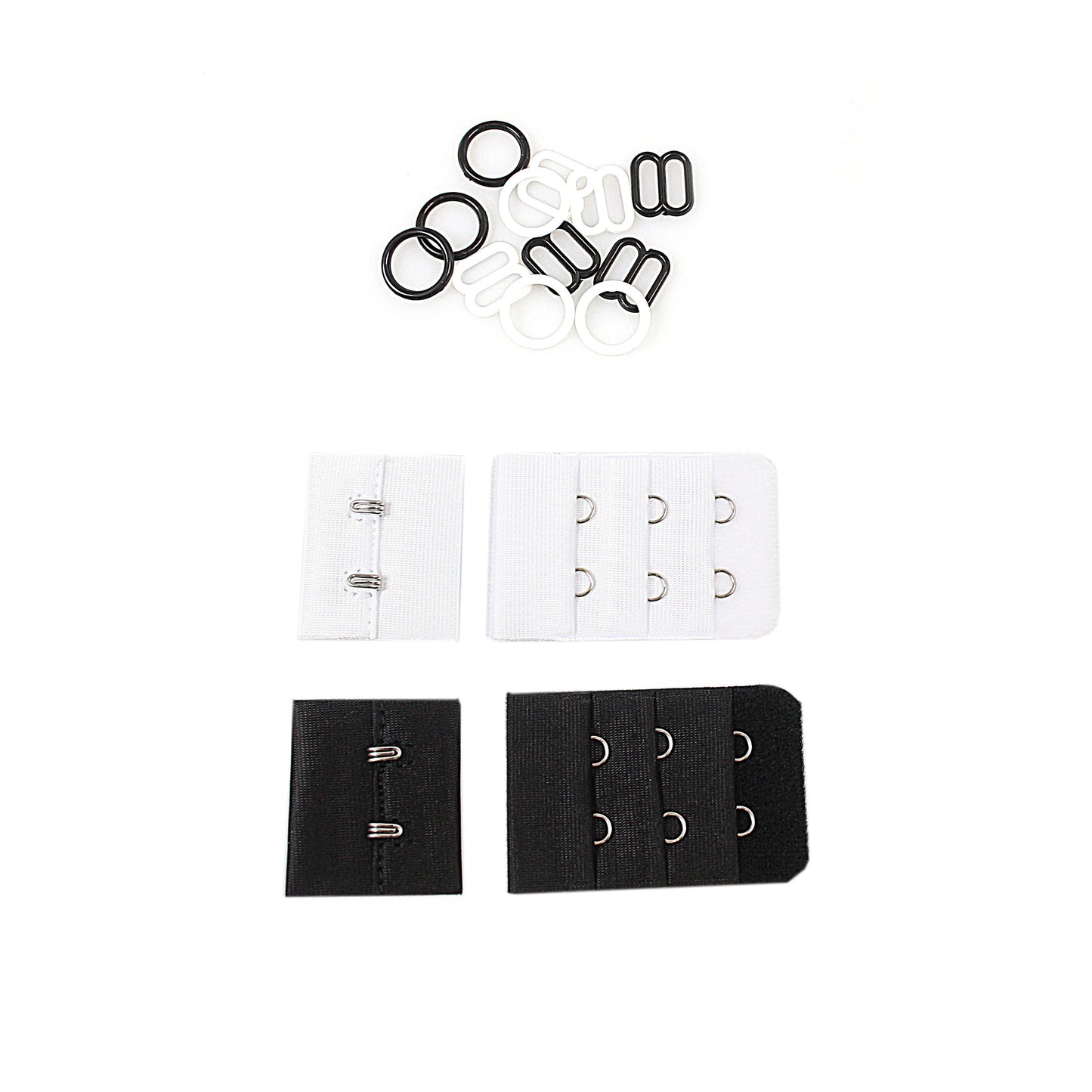 Assorted Bra Buckle Elastic Buckle Set Black And White 4808 (Large Letter Rate)