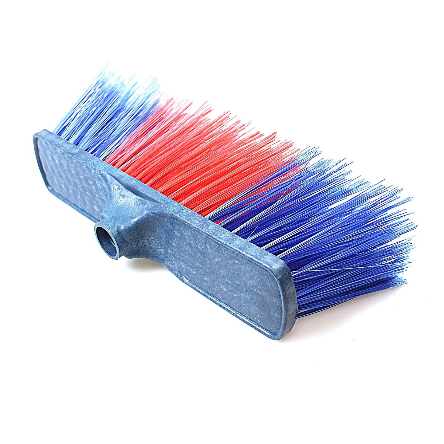 Plastic Bristle Cleaning Brush Head Two Tone 25 cm Assorted Colours 3225 A (Parcel Rate)