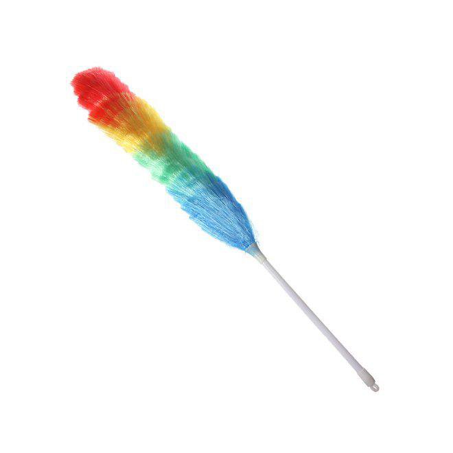 Plastic Rainbow Feather Duster 60 cm 0324 (Parcel Rate)