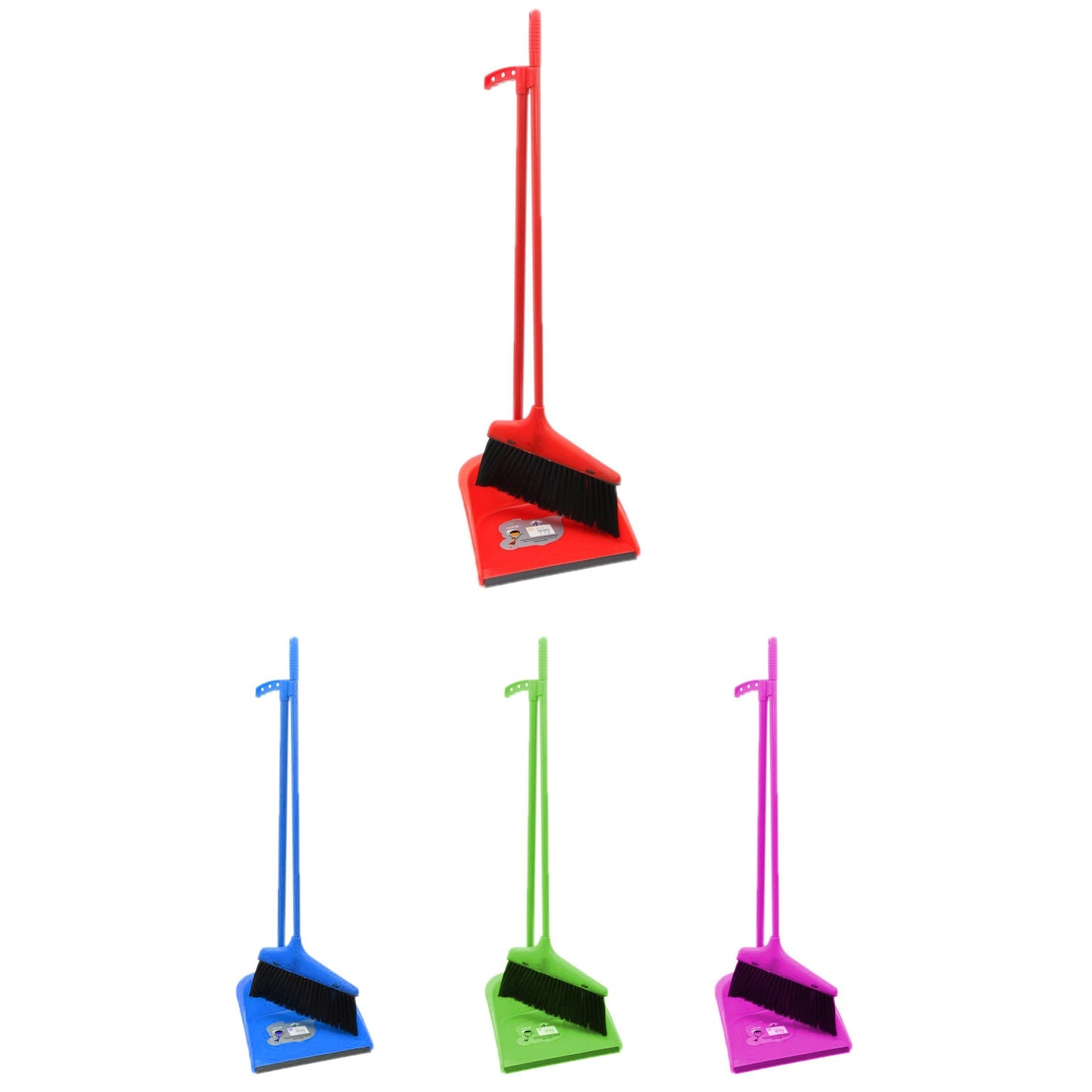 2 In 1 Dustpan & Sweeper Set Home Kitchen 0442A (Big Parcel Rate)