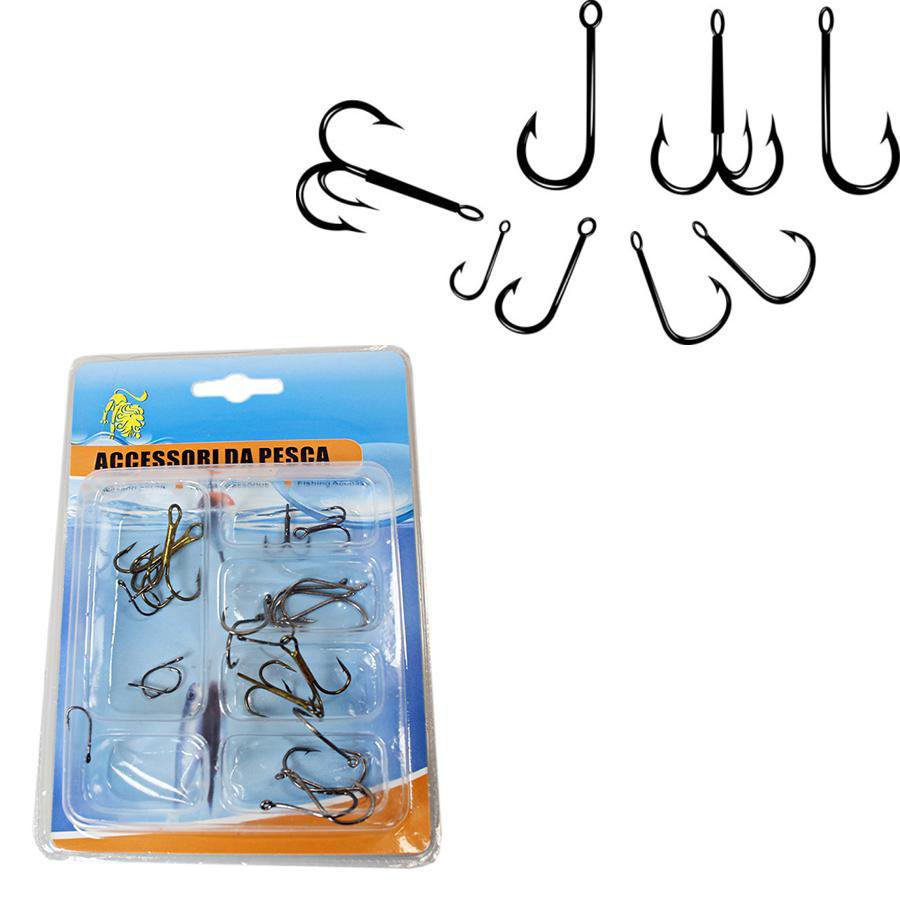 Assorted Sizes Fishing Hooks Fishing Wire Hook 5165 (Large Letter Rate)