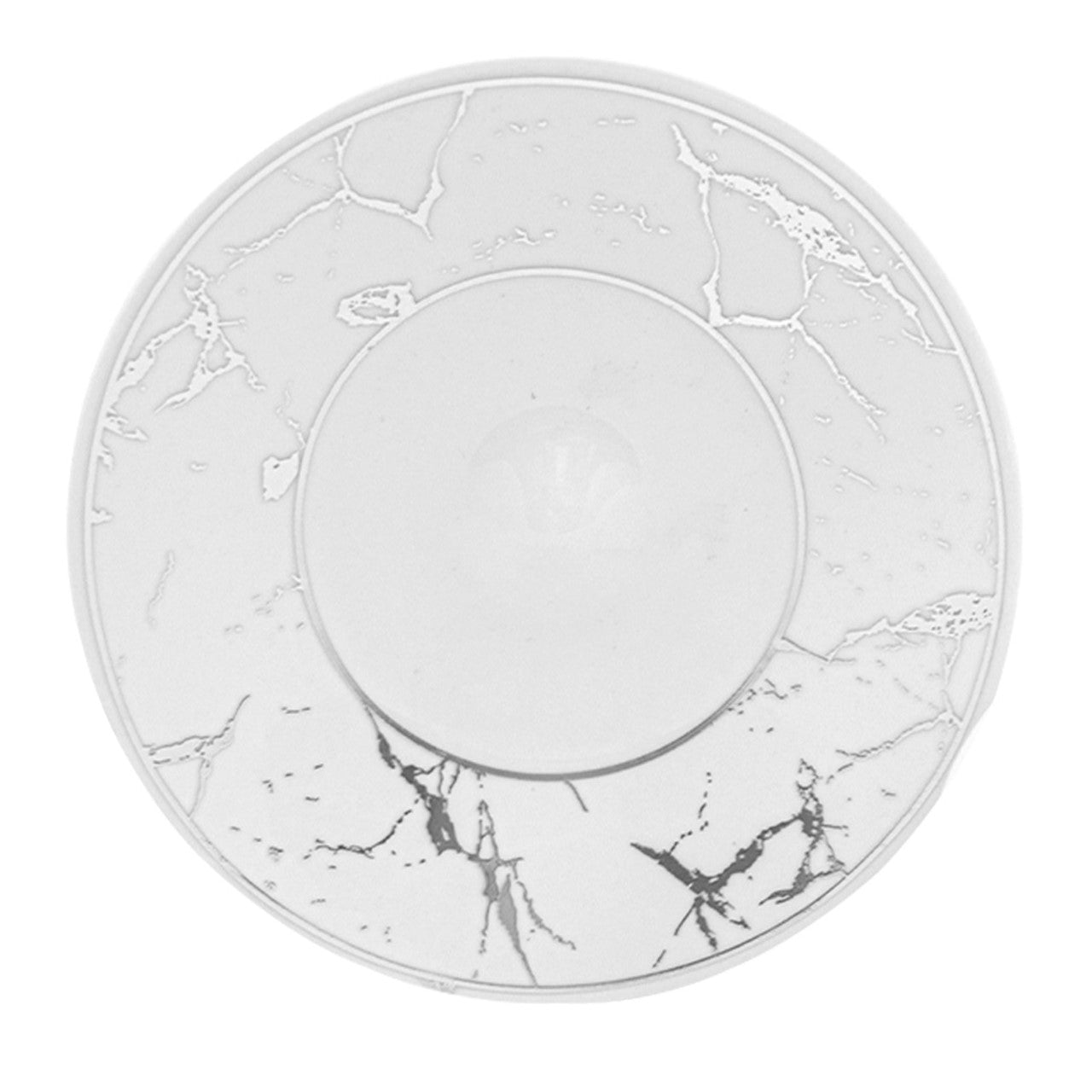 Durane Raku Tea Set 12pc White-Gold 175ml 10522 (Parcel rate)