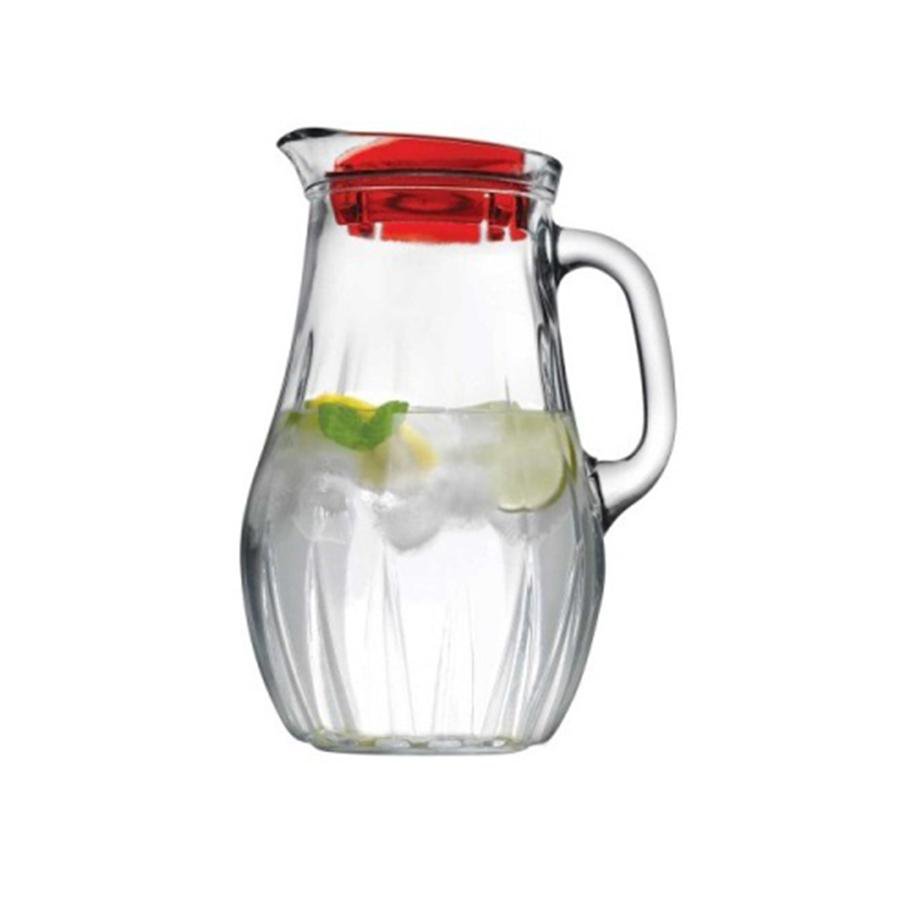 Glass Jug With Lid 80117/80119 (Parcel Rate)