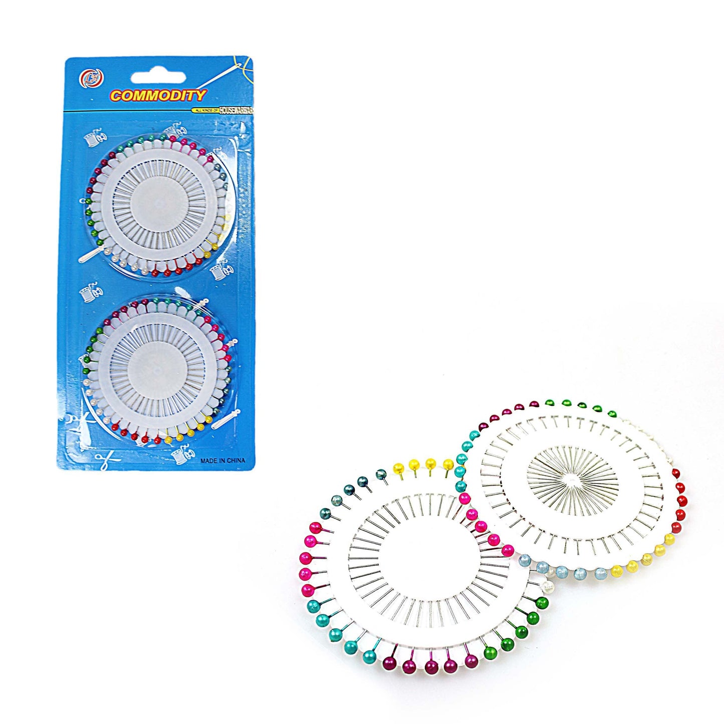 Dressmaker Sewing Needle Pin Wheels Pack of 2 0653 (Large Letter Rate)