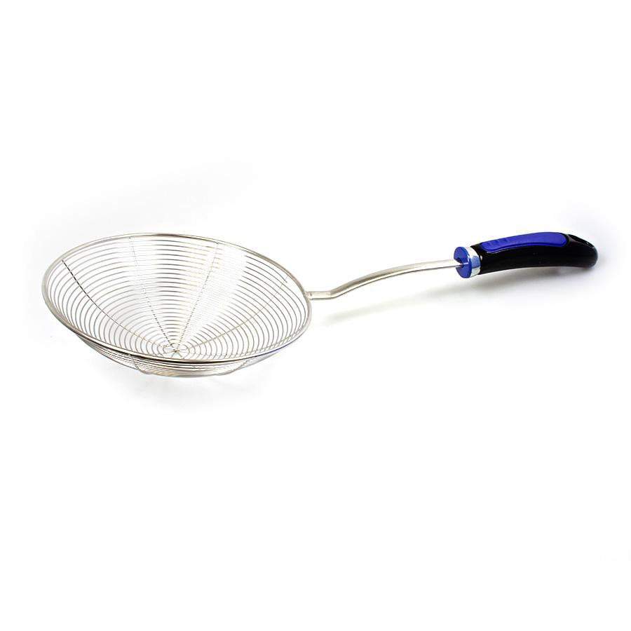 Frying Oil Net With Safety Handle Mesh Stainless Steel R20 CM x 44 H 0673 (Parcel Rate)